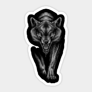 The wolf Sticker